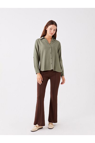 LC Waikiki Pantaloni de damă Lcw cu talie elastică