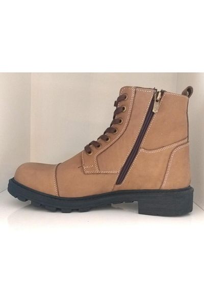 BAGSSHOES Int2023k-021 Ανδρικές αθλητικές μπότες από γνήσιο δέρμα Nubuck