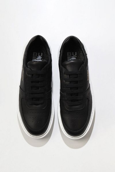 Bueno Shoes Ανδρικά αθλητικά παπούτσια Black Flotter Leather - 01mu10405