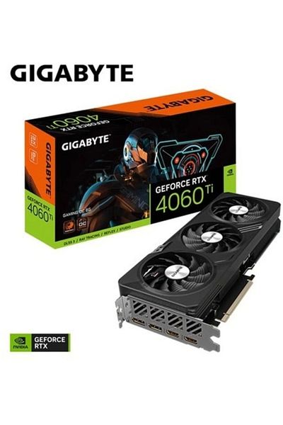 Gigabyte ألعاب Geforce Rtx 4060 Ti Oc 8g Gv-n406tgamıng Oc-8gd Gddr6 128bit Dx12 Dlss 3 Gaming