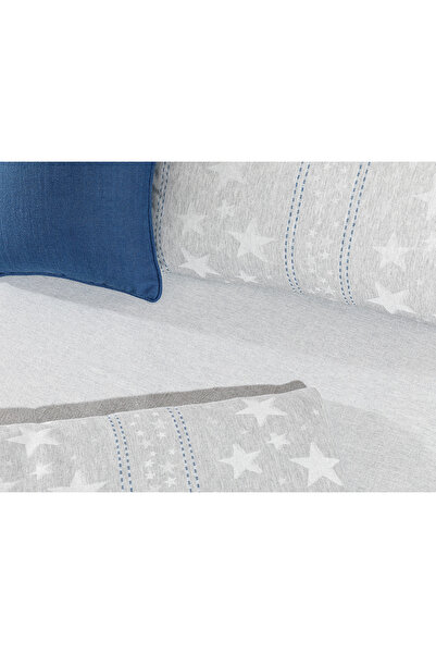 Madame Coco Bayeux Çift Kişilik Jakarlı Nevresim Takımı - Gri