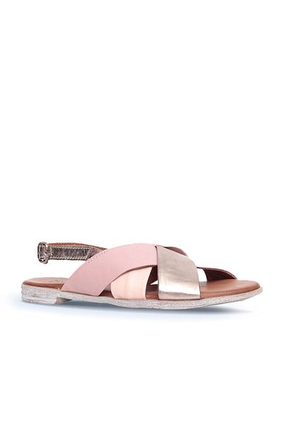 BUENO Shoes Pudra Multi Deri Kadın Sandalet 01wn5010