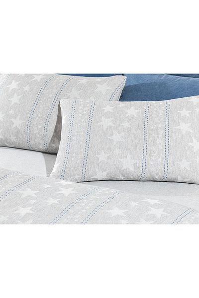 Madame Coco Bayeux Double Jacquard Bedding Set - Gray