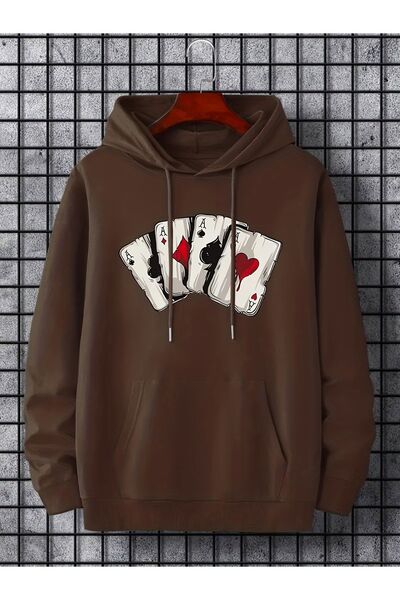 Lider Leather سويت شيرت رجالي مريح للجنسين