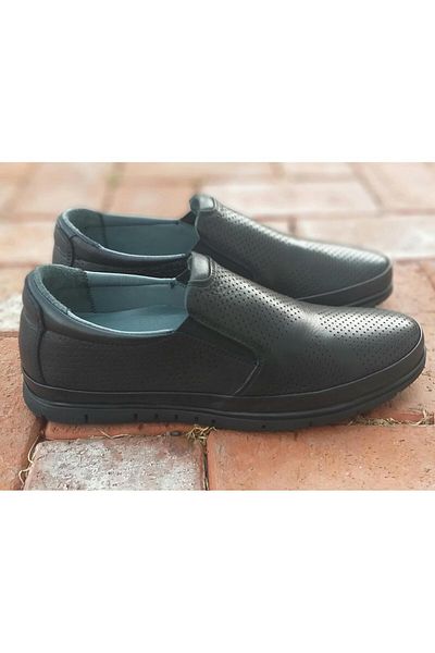 MARCOMEN 11352 Men's Daily Laceless Comfort Leather Shoes