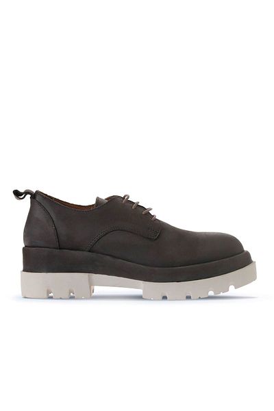 Bueno Shoes Дамски обувки с кафяв нубук ток - 01wv2903