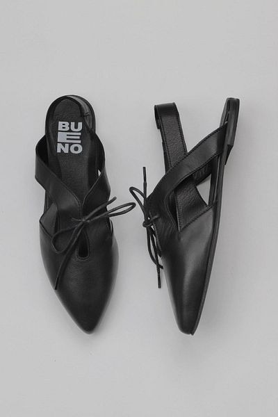 Bueno Shoes Pantofi clasici de damă din piele neagră 01wy1803