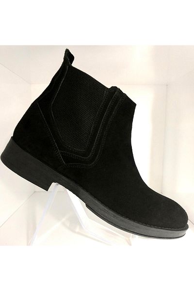 BAGSSHOES Int2023k-017 Men's Genuine Suede Leather Chelsea Boots