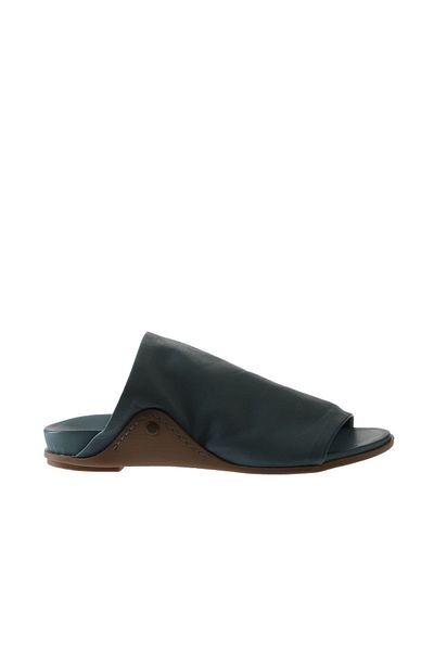 Bueno Shoes 01wu7602 Papuci plati dama din piele albastra model