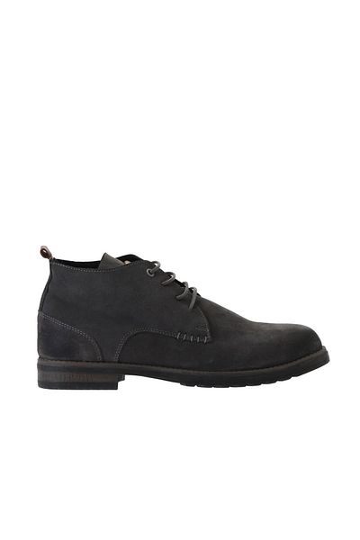 Bueno Shoes Ανδρικές γκρι σκούρες σουέτ μπότες - 01mv8506