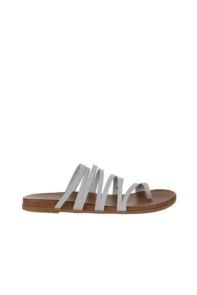 Bueno Shoes 01wu4238 Γυναικείες σαγιονάρες μοντέλου γκρι Nubuck