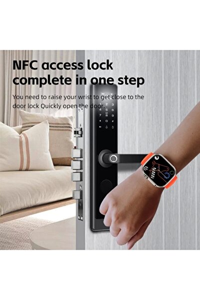 Epilons Ws28 Ultra 49mm Siri Tansiyon Ateş Nabız Ölçer Akıllı Saat