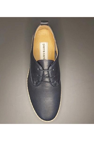 Pierre Cardin Pce613020 Pantofi casual din piele naturală pentru bărbați, cu talpă cu garnitură de paie