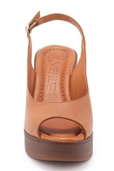 Venüs 2310802Y Women's Genuine Leather High Wedge Sole Gova Shoes