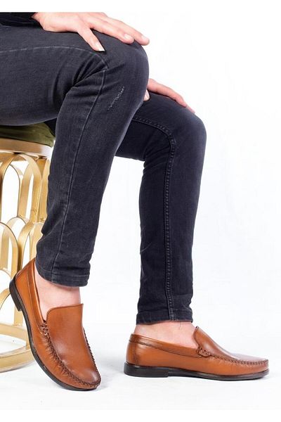 BAGSSHOES 26003 Мъжки класически мокасини от естествена кожа