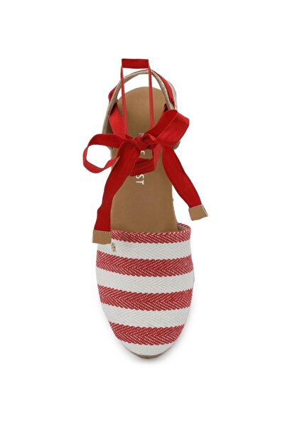 Nine West Epolan Women's Wedge Jute Sole Canvas Shoes