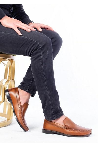 BAGSSHOES 26003 Мъжки класически мокасини от естествена кожа