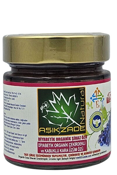 Aşıkzade Diyabetik Şiraz Özü 255ml 265g