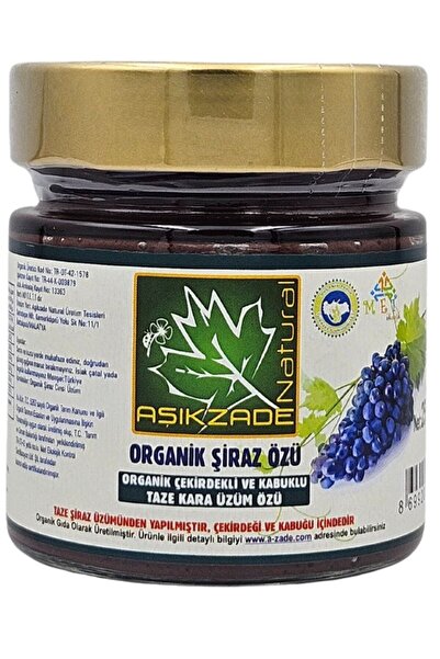 Aşıkzade Organik Şiraz özü 255ml 280 G