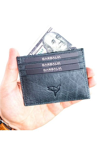 Garbalia Seoul Genuine Leather Card Holder-black