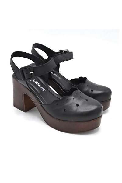 Venüs 2217001حذاء نسائي من الجلد الطبيعي بكعب عالٍ