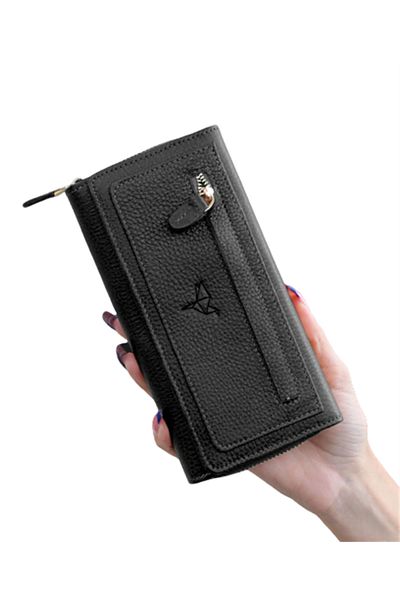 Garbalia Venus Genuine Leather Classic Wallet-black