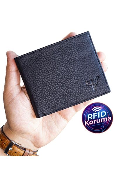 Garbalia Delhi Genuine Leather Classic Wallet-black