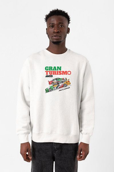 Tshirthane Ανδρικό φούτερ Gran Turismo Jaccs Accord White 2ip