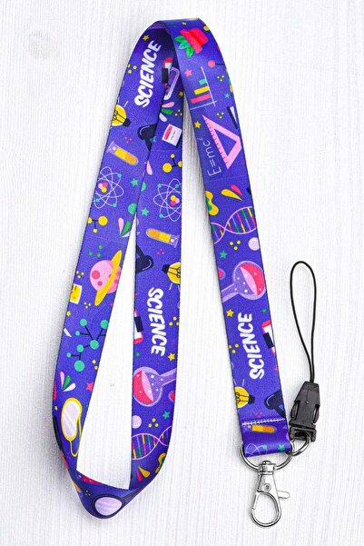 Apptakı Laboratuvar Kimyacı Yaka Kartı Boyun İpi Telefon Askısı - ASK0046