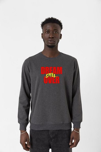 Tshirthane Ανδρικό φούτερ Dream Still Over Smoked 2ip