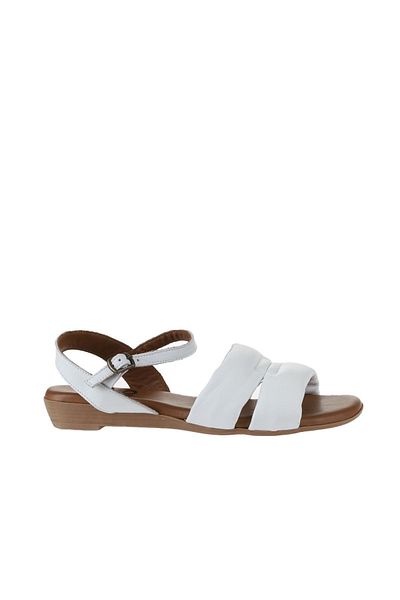 Bueno Shoes 01ws6010 Model Sandale de damă din piele albă