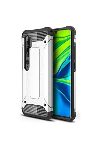 Cepustik Telefon Aksesuarları Xiaomi Mi Note 10 Lite Kılıf Crash Zırh Silikon...