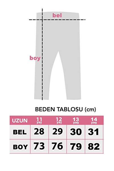 TWOO KİDS Fete - Colanți lungi de vară confortabile cu model de frunze