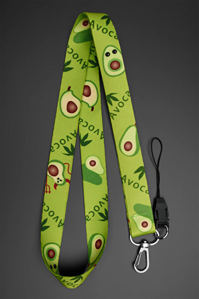 Apptakı Avokado Yaka Kartı Boyun Askı İpi Telefon Askı İpi - ASK0249