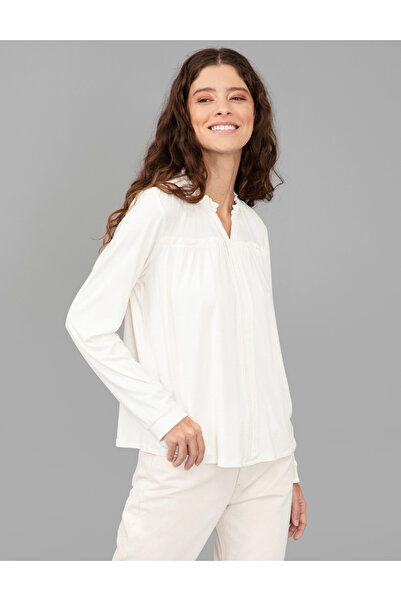 Pierre Cardin Εκρού Μπλούζα Άνετης Εφαρμογής 50244932-VR019