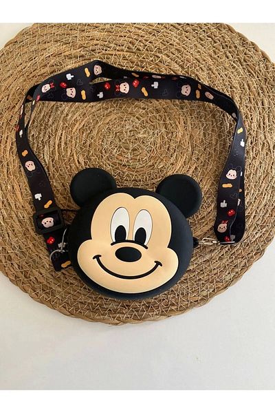 Wanderlust Roztomilý Mickey & Minnie Mouse silikonová taška s popruhem na mince 12x12 cm 1 kus
