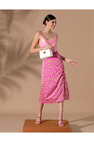 Pierre Cardin Βιολετί φούστα με λεπτομέρεια σκίσιμο 50249574-VR037