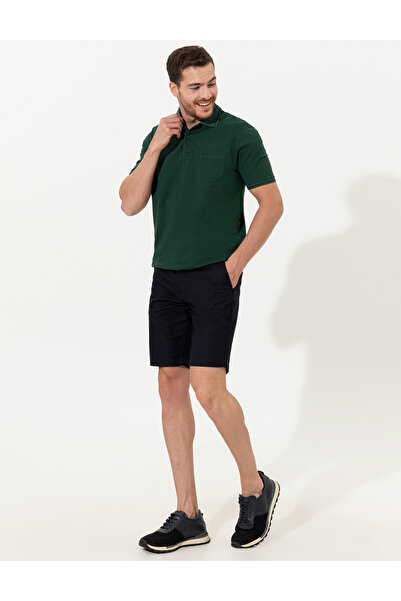 Pierre Cardin Lacivert Regular Fit Bermuda Şort 50251541-VR033