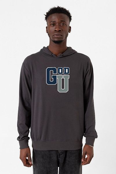 Tshirthane Gen V Godolkin University Συντομογραφία Smoked Ανδρικό φούτερ με κουκούλα 2 ip