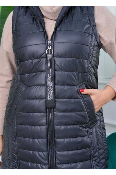 MODATALİKA Modatalika Women's Large Size Long Vest