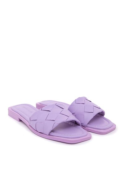 Pierre Cardin Lilac Leather Slippers 50251920 -Vr034