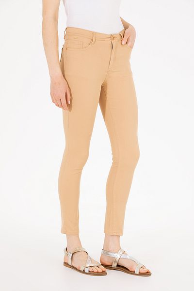 U.S. Polo Assn. Women's Camel Toothpick Fit Pants 50263208-Vr015