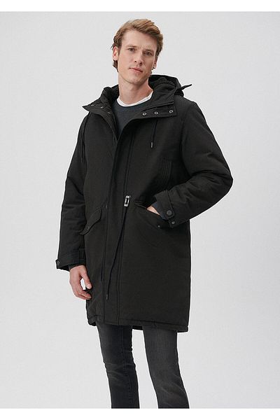 Mavi Κουκούλα Μαύρο Parka Oversize / Wide Cut 0110104-900
