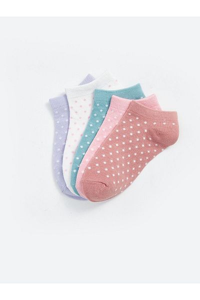 LC Waikiki Lcw Girl's Booties Socks Pack of 5