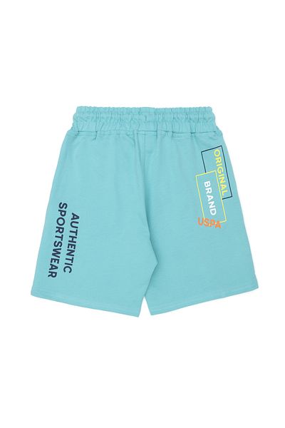 U.S. Polo Assn. Детски ментови плетени шорти 50263320-VR090