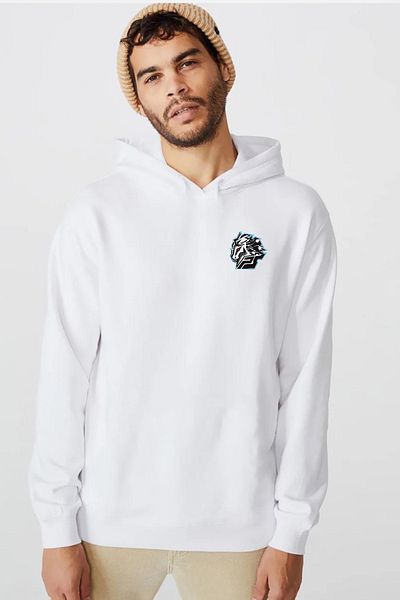 Tshirthane Φούτερ Beyblade Cyber ​​Pegasus White Ανδρικό φούτερ με κουκούλα 3 ιντσών
