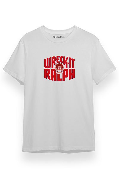 Tshirthane Ανδρικό μπλουζάκι με κοντομάνικο λογότυπο Wreck It Ralph Letter