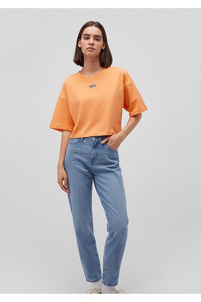 Mavi Potištěné logo Orange Crop Tričko Crop / Short Cut1611585-84617