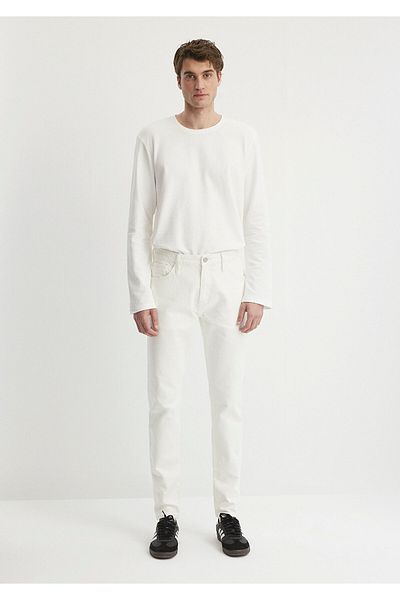 Mavi Weiße Jeanshose von Milan Street 0081084558