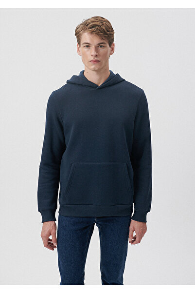Mavi Kapüşonlu Lacivert Sweatshirt 0610937-70490